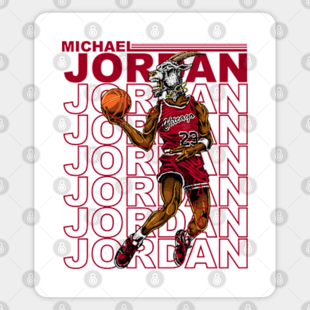 Michael Jordan 23 Basketball Magnet by Bernards